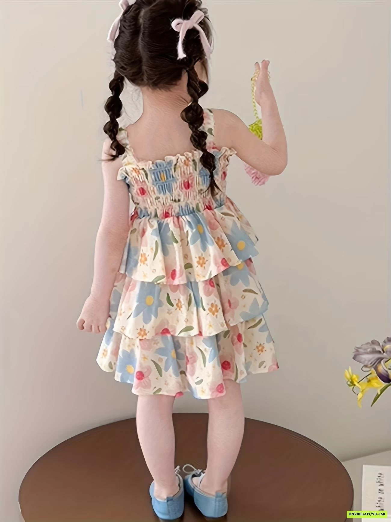 ĐẦM HOA 2 DÂY PREMIUM