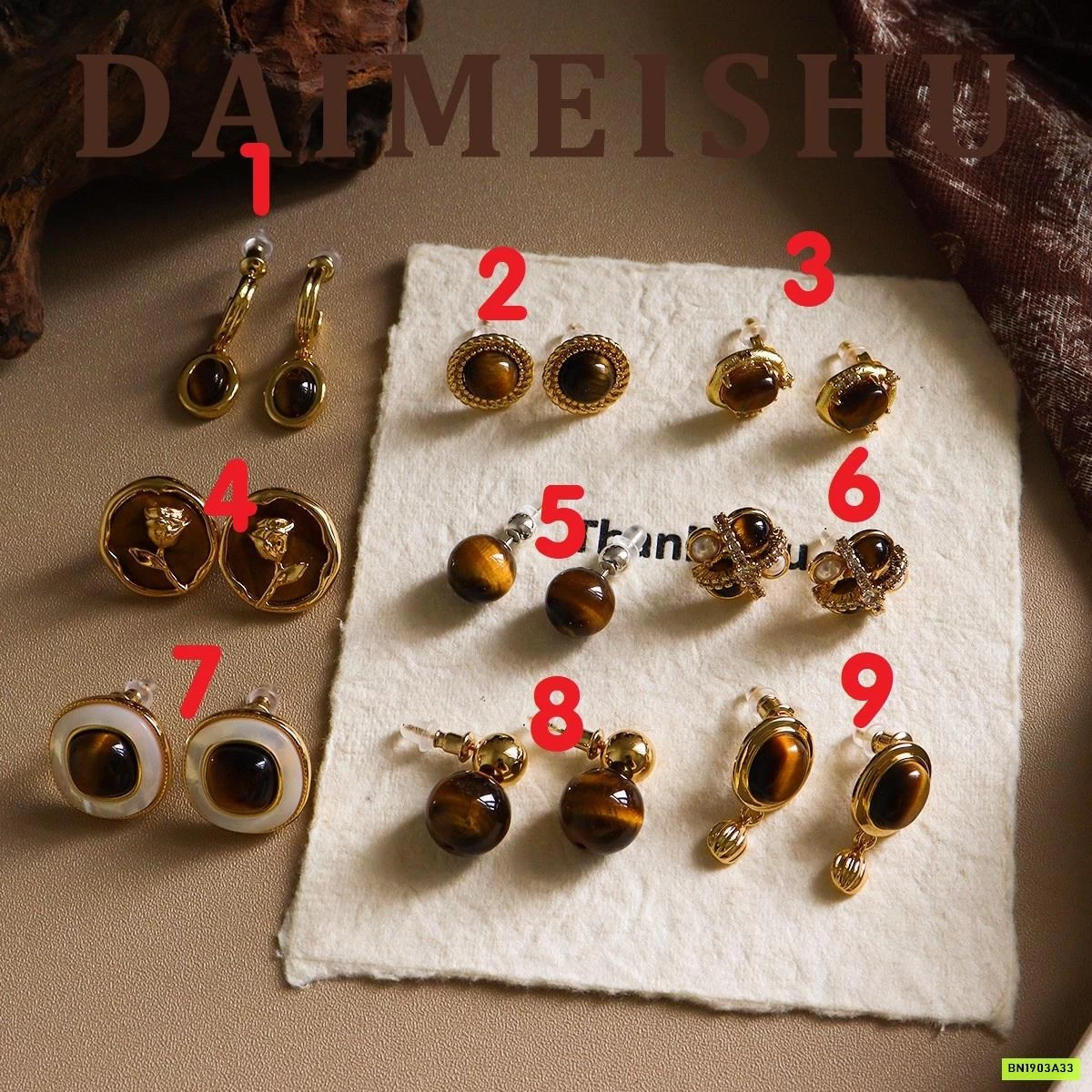 BST HOA TAI ĐÁ HỔ PHÁCH VINTAGE