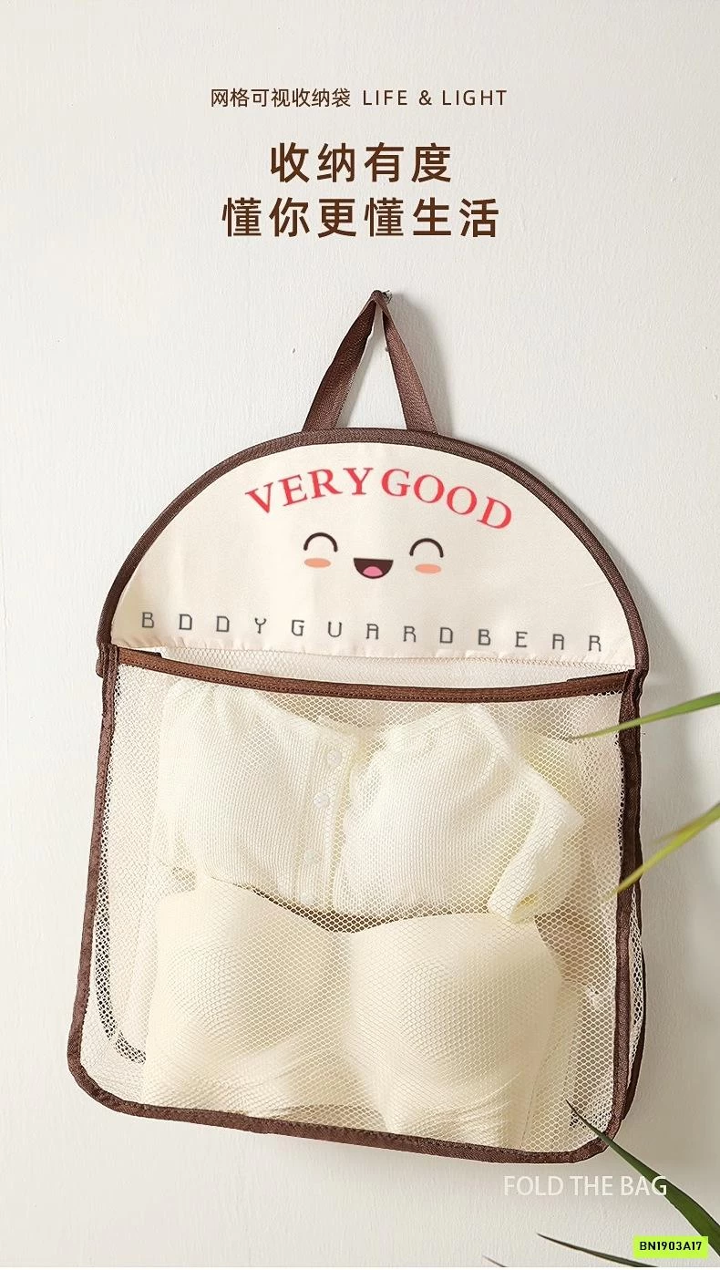 SÉT 3 TÚI LƯỚI ĐỰNG ĐỒ TREO TƯỜNG