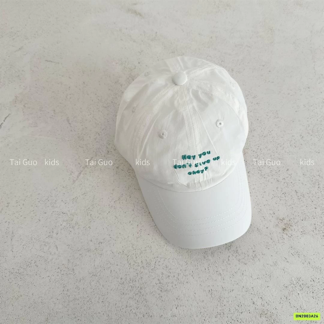 MŨ KẾT THÊU CHỮ NHỎ