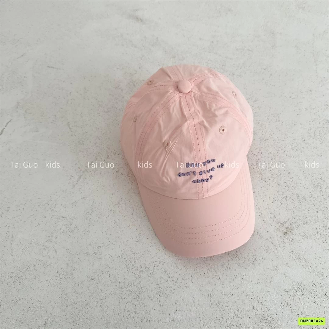 MŨ KẾT THÊU CHỮ NHỎ