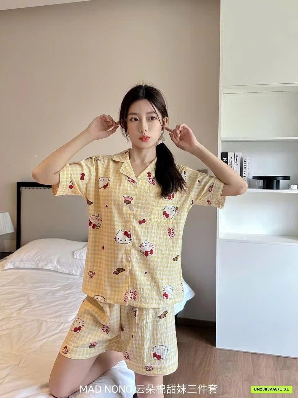 BỘ MẶC NHÀ 3 MÓN MADNONO