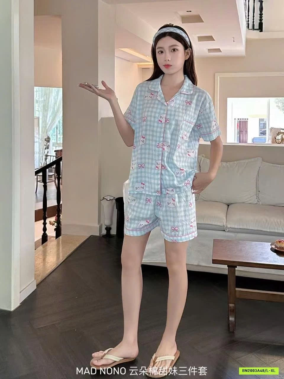 BỘ MẶC NHÀ 3 MÓN MADNONO