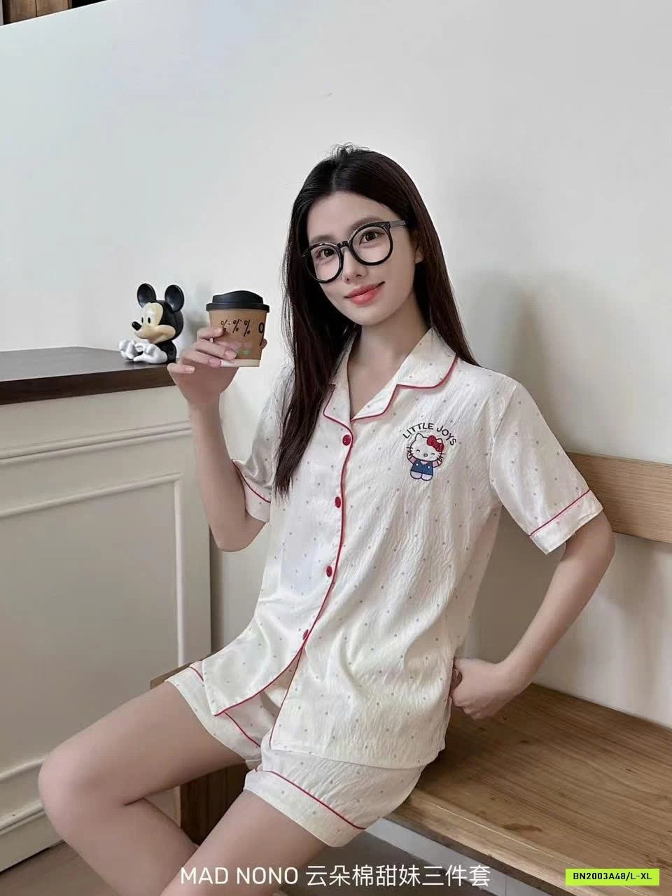 BỘ MẶC NHÀ 3 MÓN MADNONO