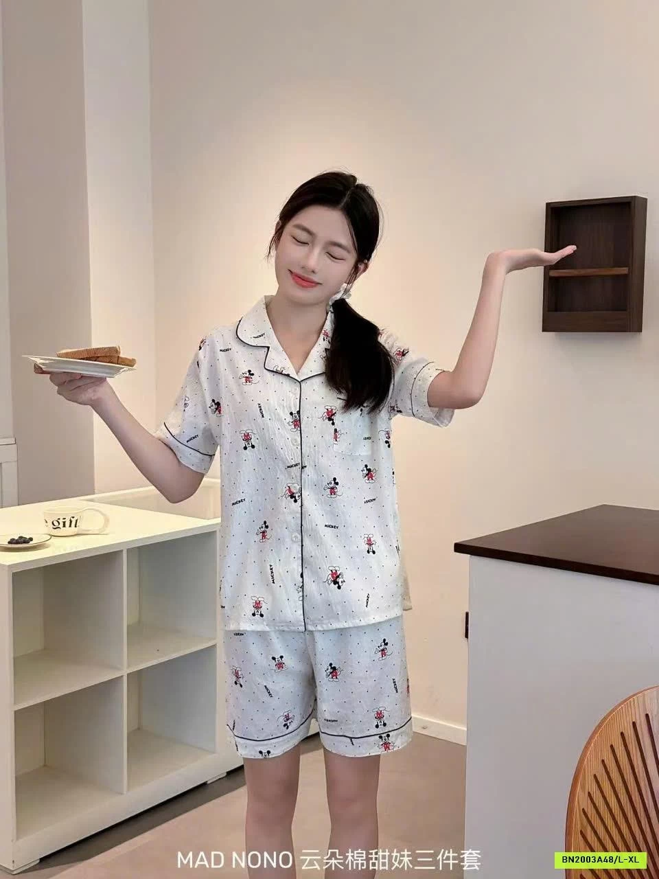 BỘ MẶC NHÀ 3 MÓN MADNONO