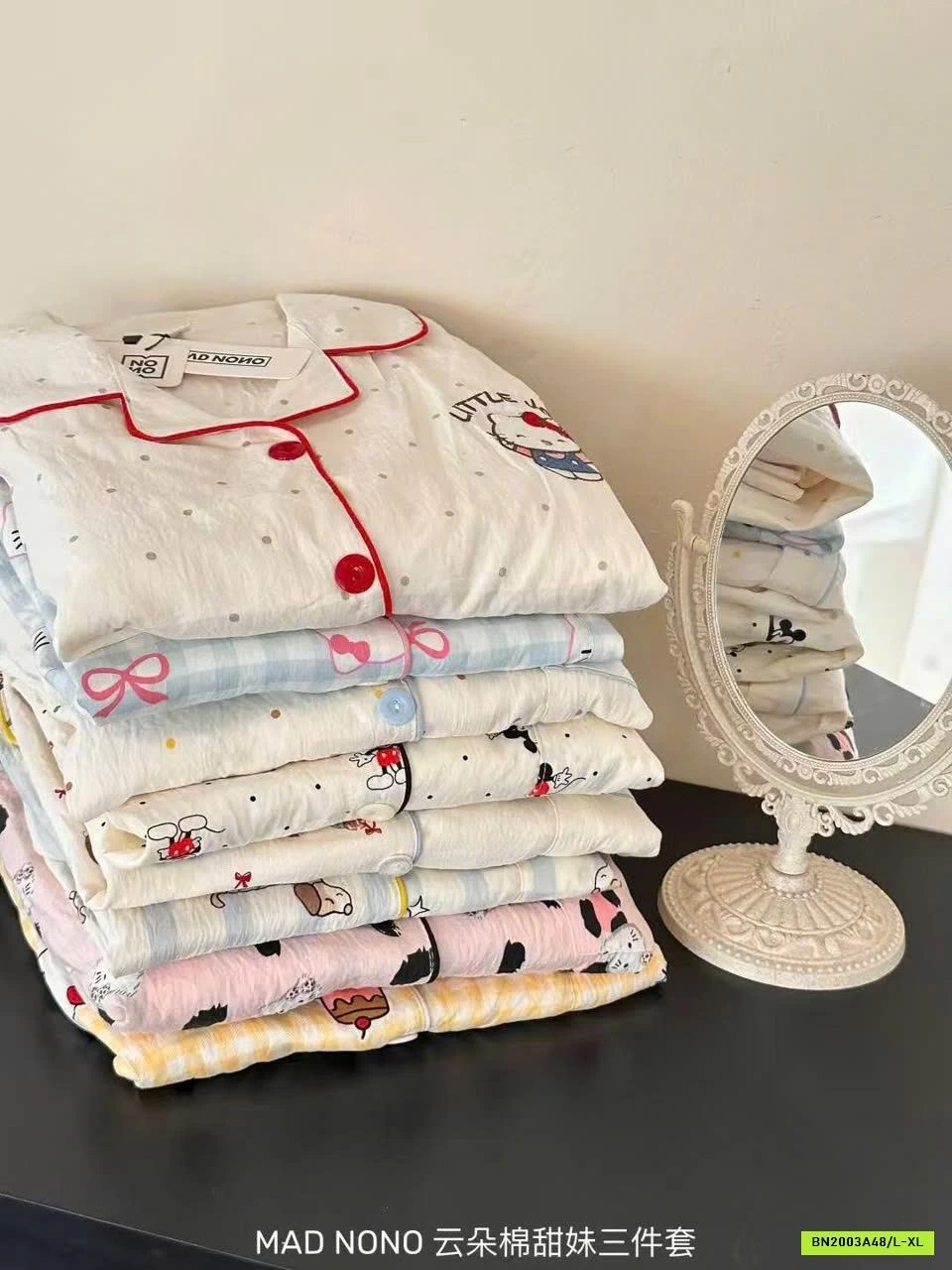 BỘ MẶC NHÀ 3 MÓN MADNONO