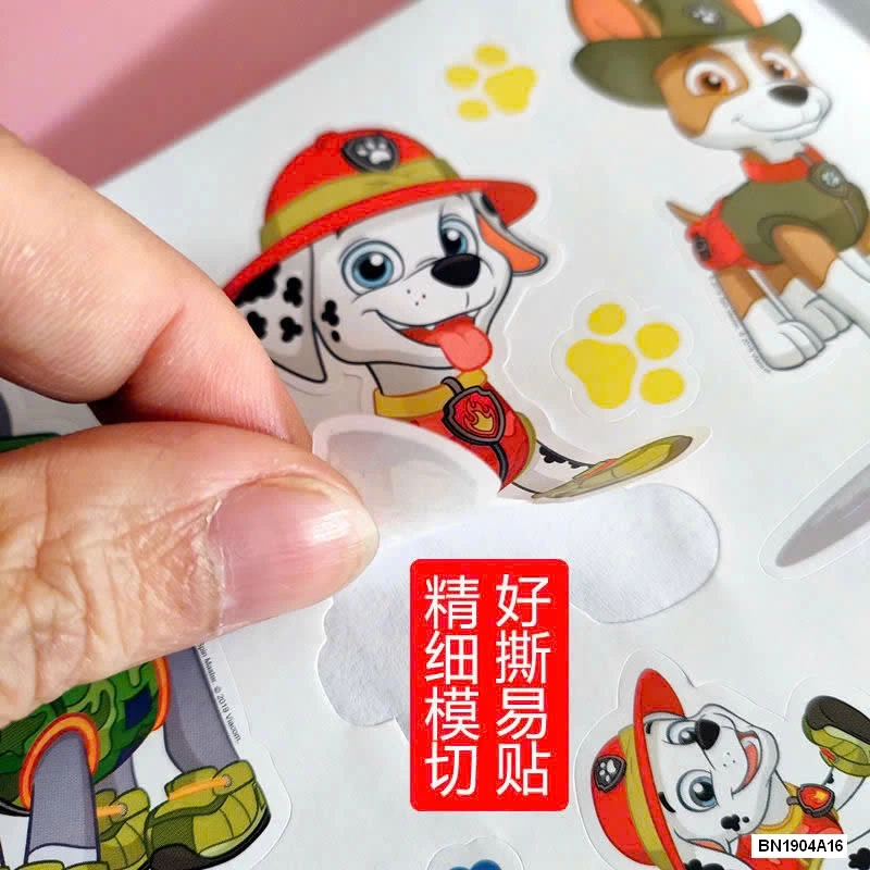SET 4 QUYỂN STICKER BÓC DÁN ĐỘI CHÓ CỨU HỘ