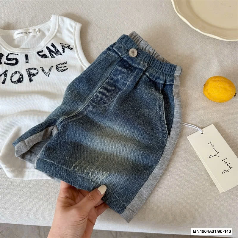 SHORT JEANS PHỐI COTTON 70621 MMY