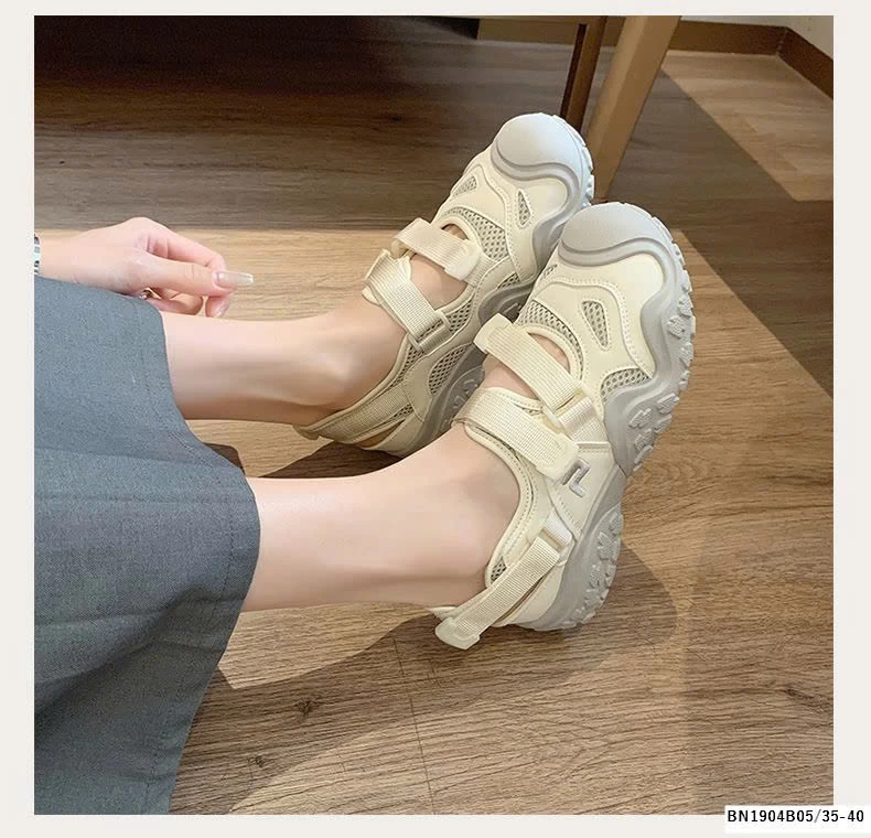 SANDAL THỂ THAO QUAI DÁN NỮ