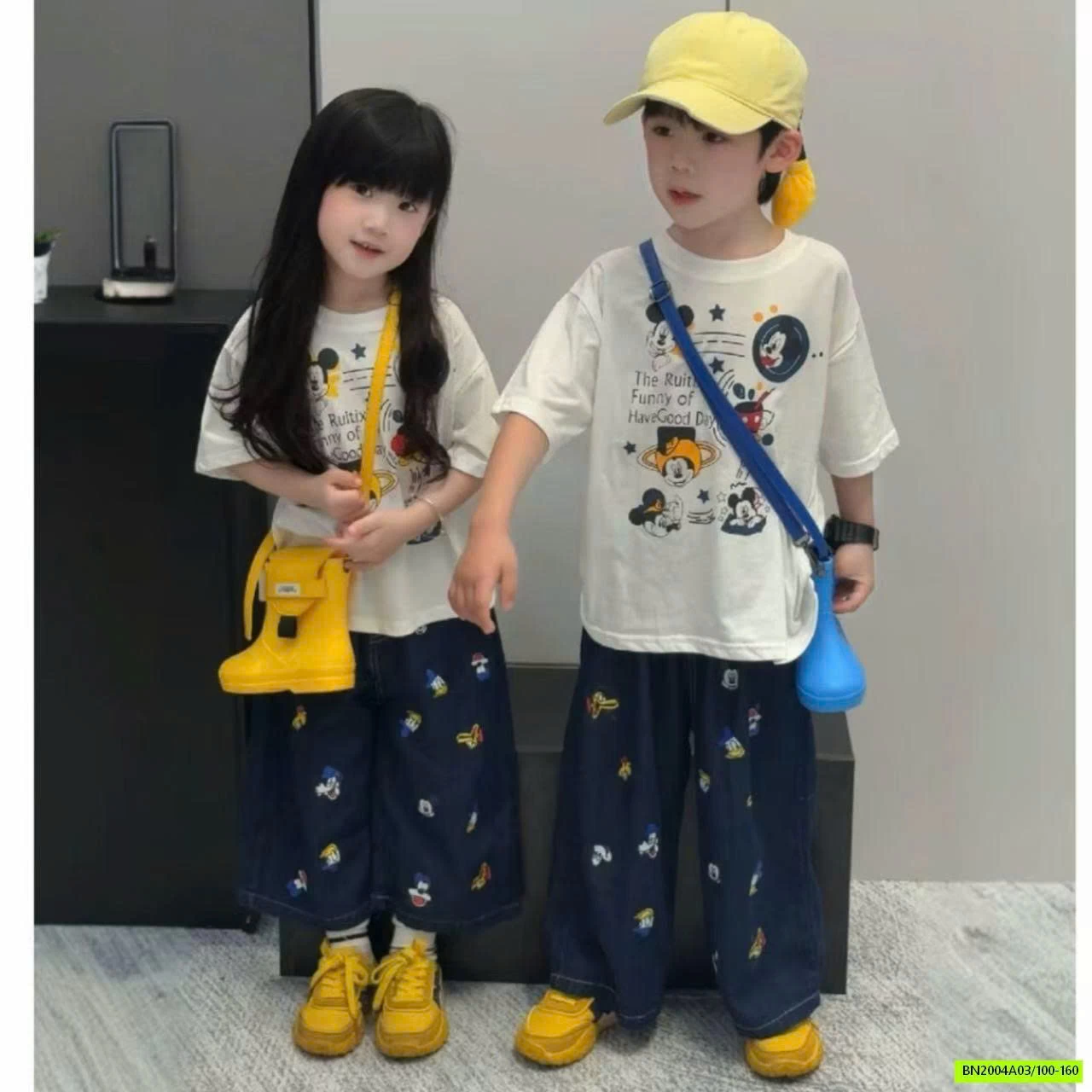 SÉT MICKEY DENIM SUÔNG