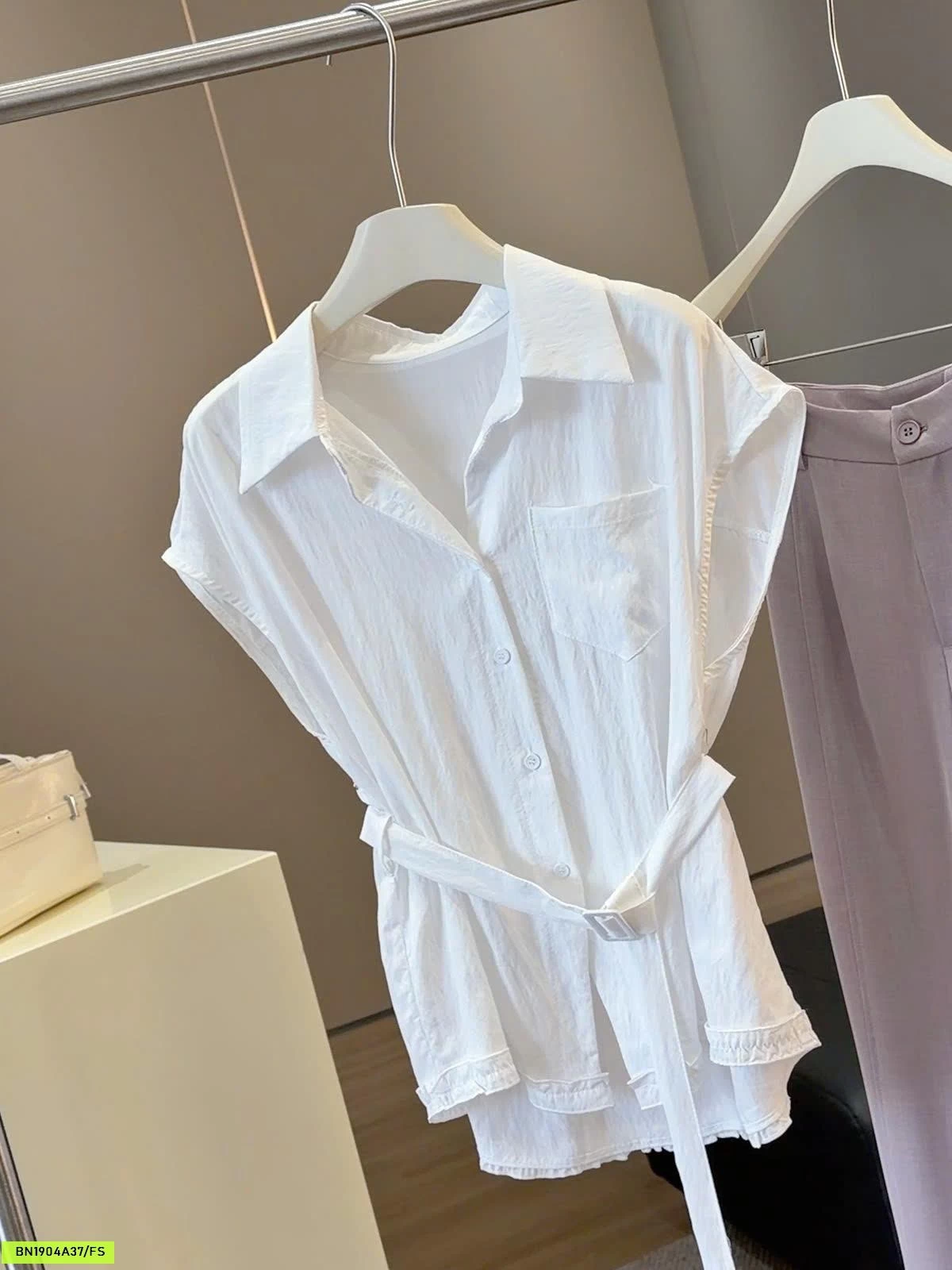 ÁO SƠ MI TAY HẾN ANNA