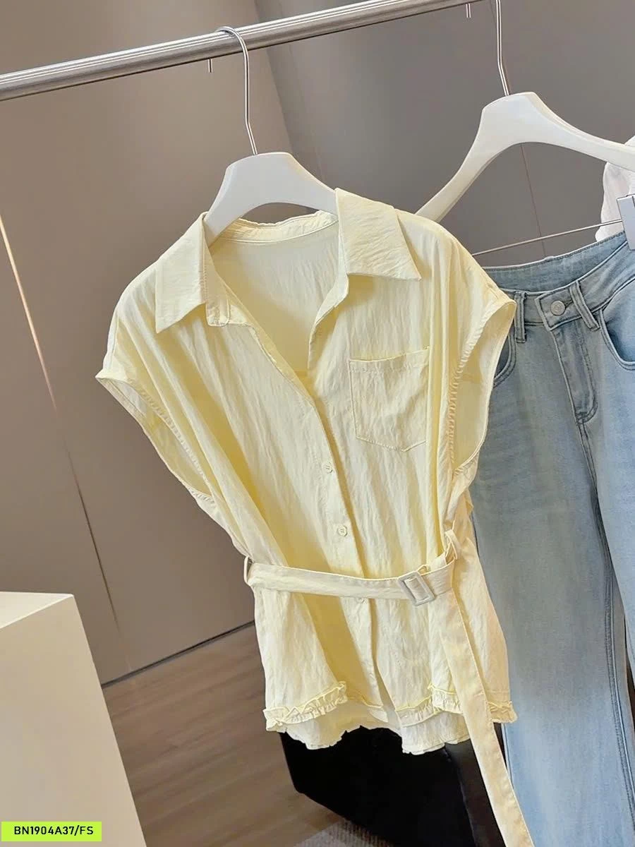 ÁO SƠ MI TAY HẾN ANNA