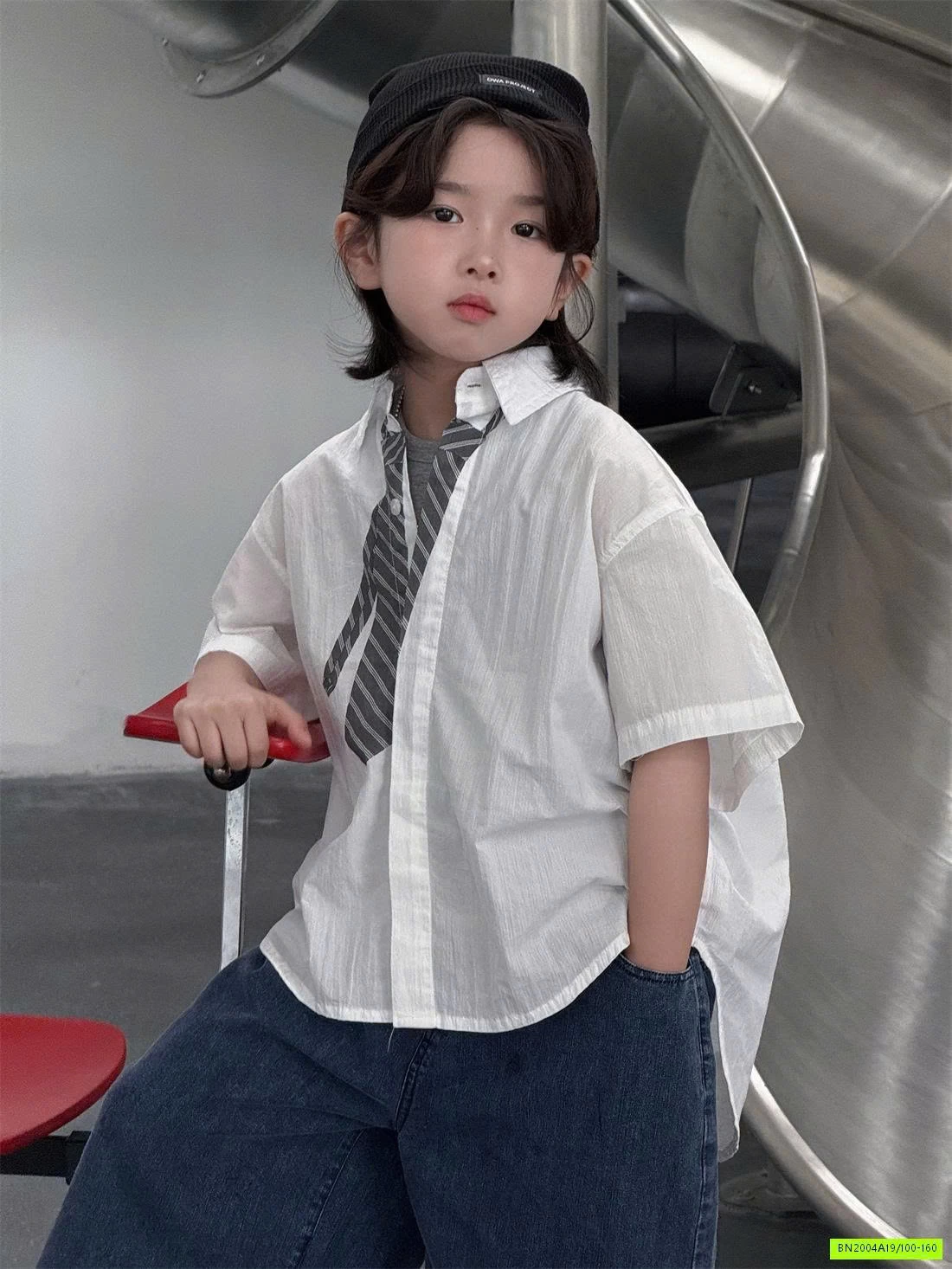 SƠ MI ĐUÔI TÔM LIỀN CÀ VẠT CHEESE