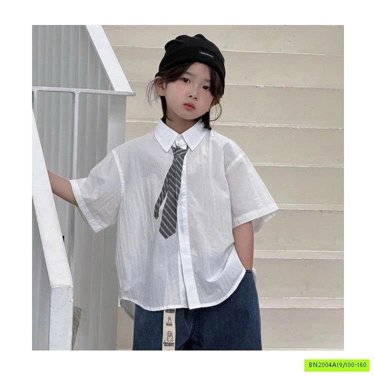 SƠ MI ĐUÔI TÔM LIỀN CÀ VẠT CHEESE