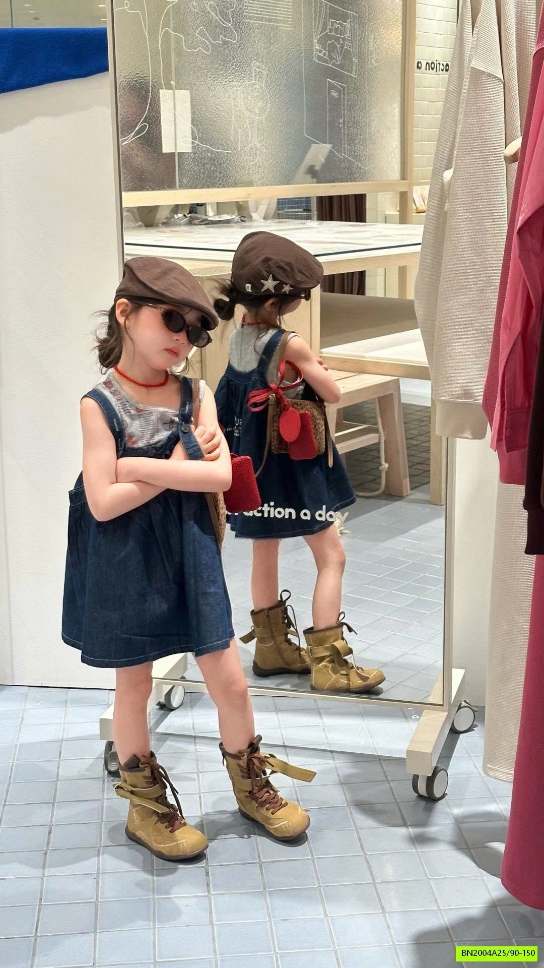 SÉT VÁY JEANS 2 CHI TIẾT