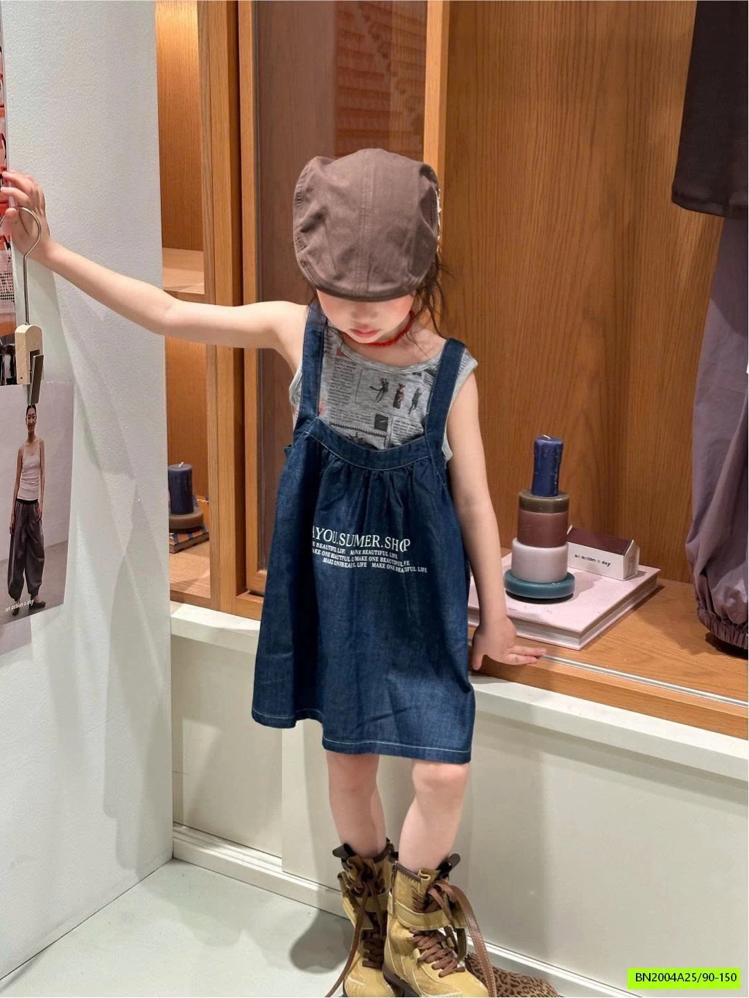 SÉT VÁY JEANS 2 CHI TIẾT