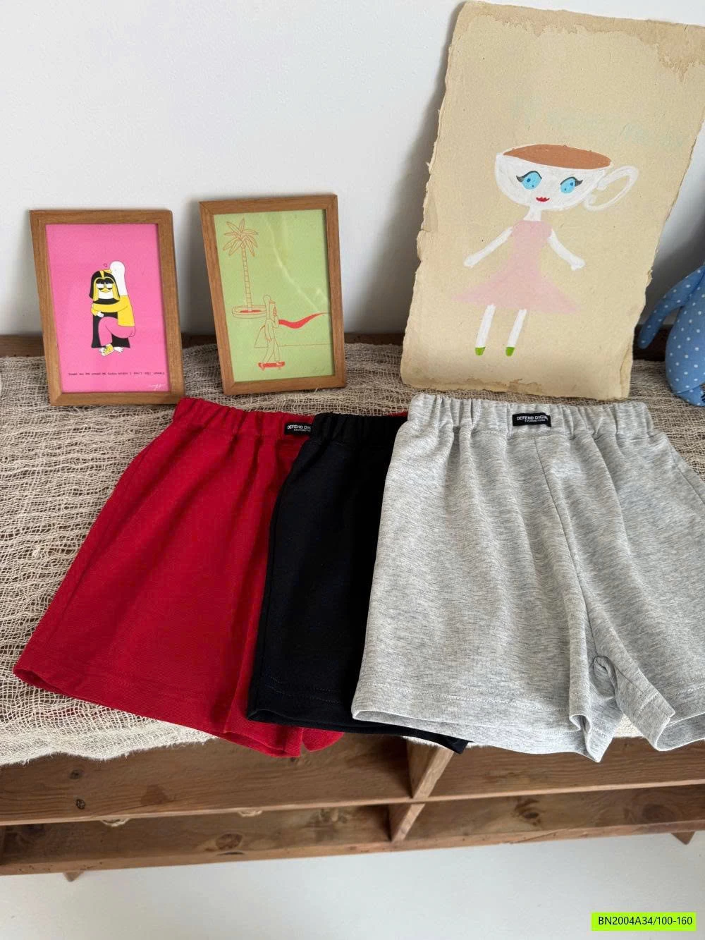 SHORT COTTON MỀM BASIC KUMAI