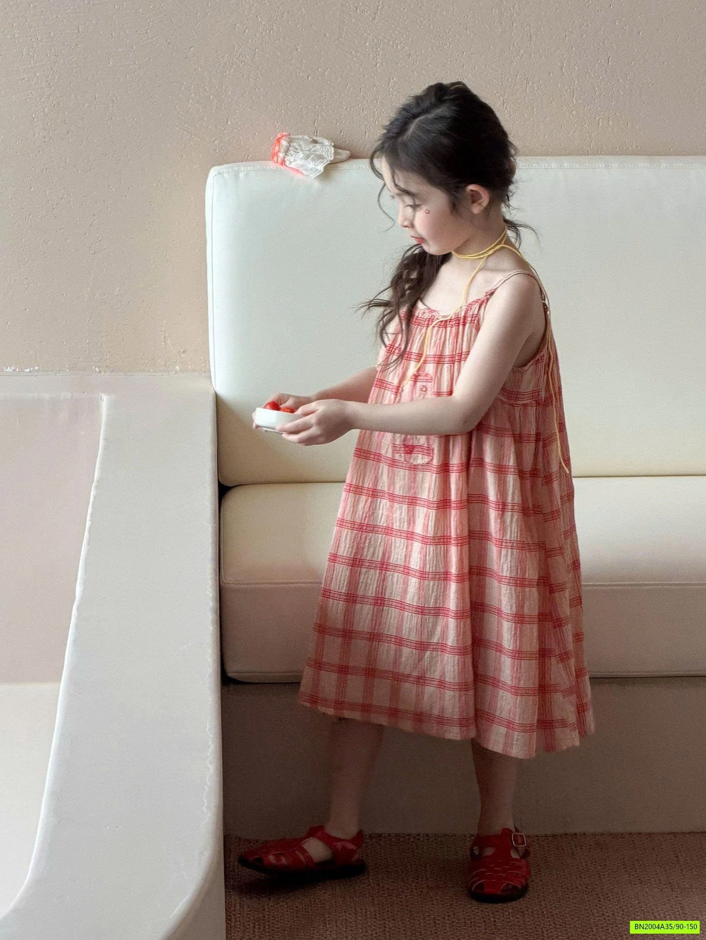 MAXI 2 DÂY CARO ĐỎ