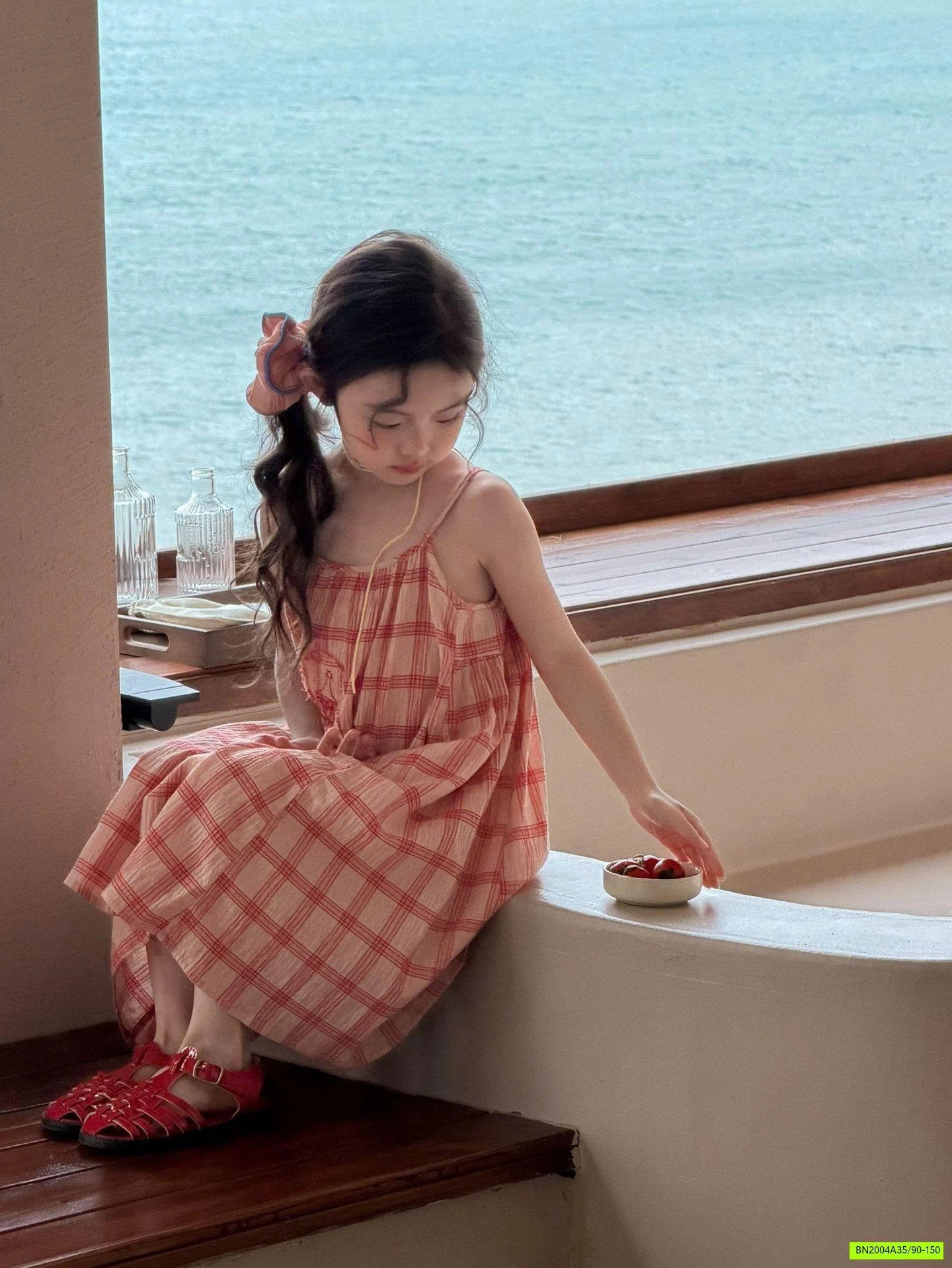 MAXI 2 DÂY CARO ĐỎ