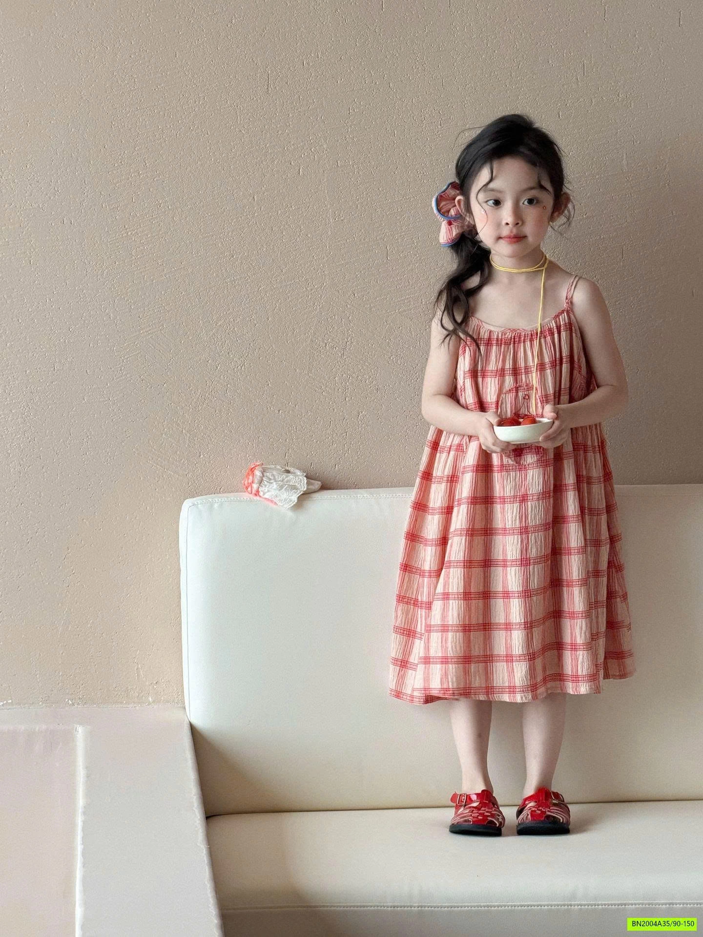 MAXI 2 DÂY CARO ĐỎ