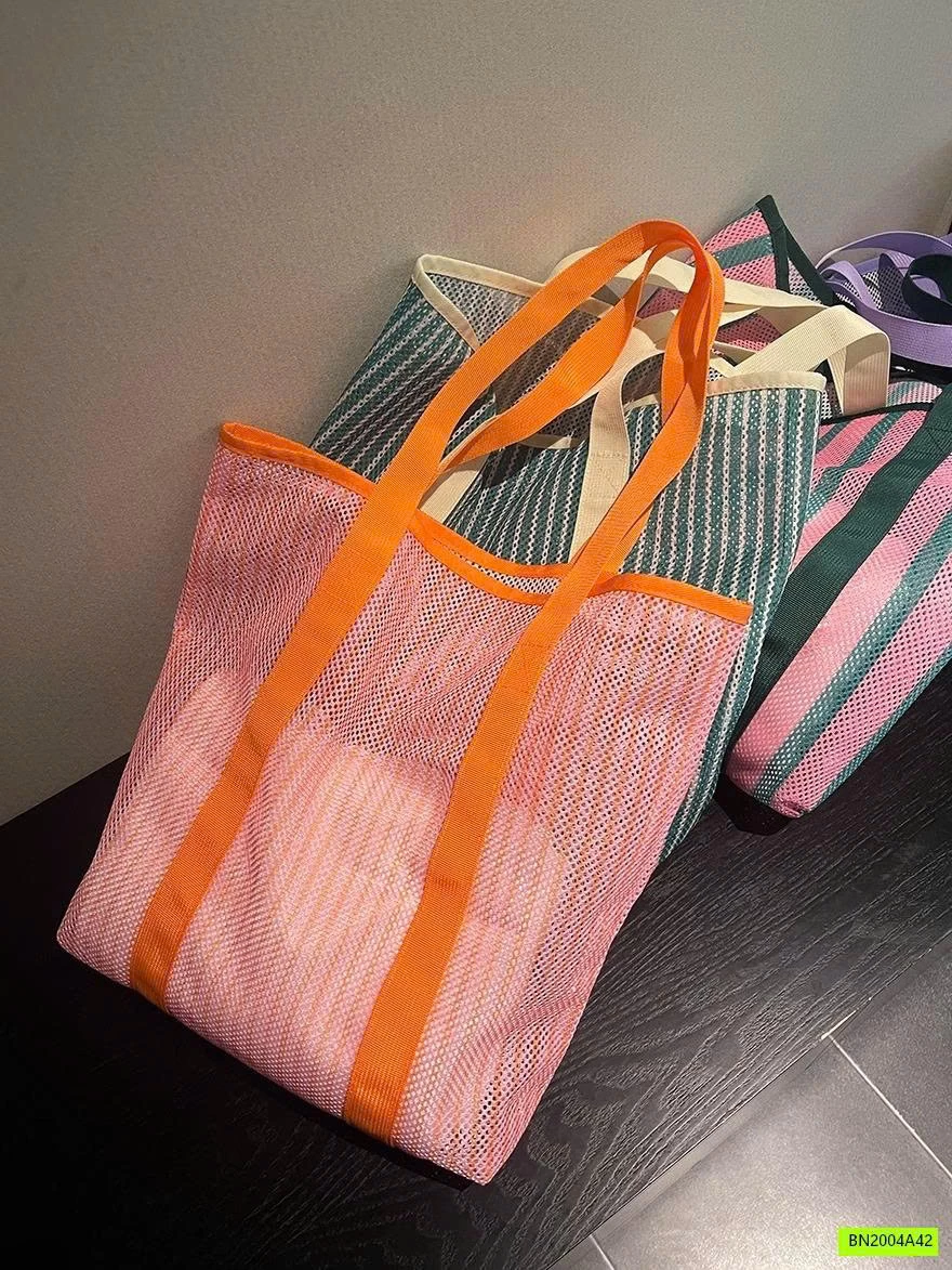 TÚI LƯỚI ĐI BIỂN PHỐI MÀU