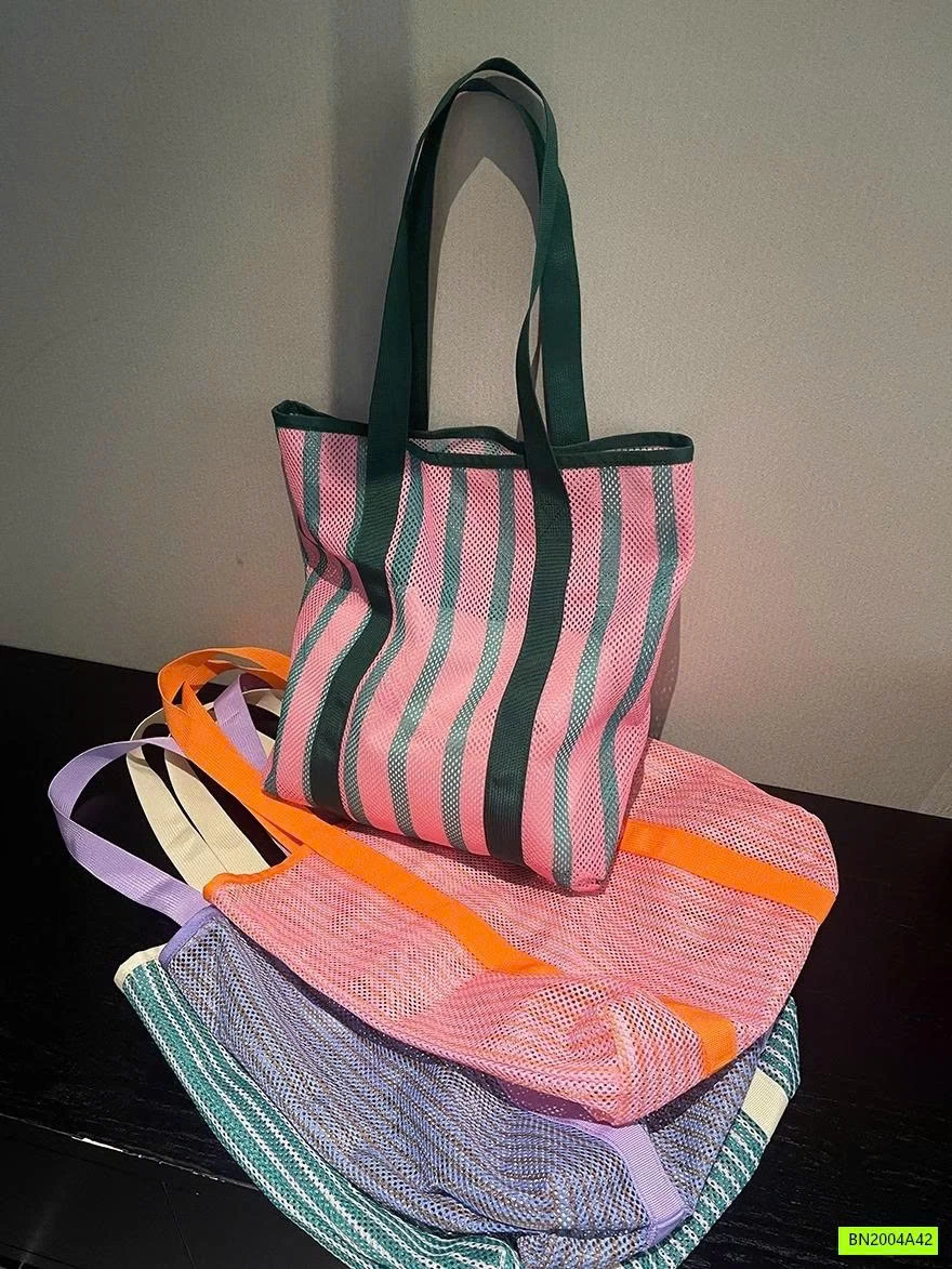 TÚI LƯỚI ĐI BIỂN PHỐI MÀU