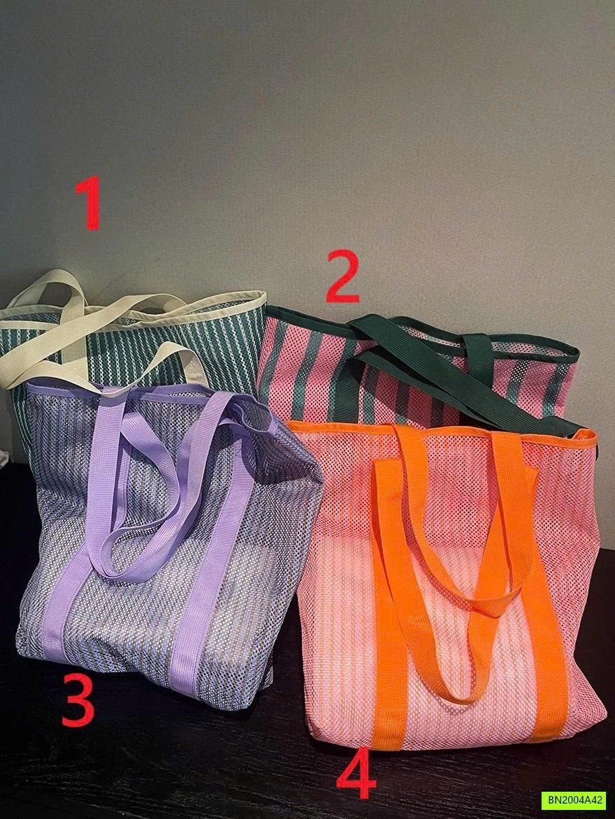 TÚI LƯỚI ĐI BIỂN PHỐI MÀU