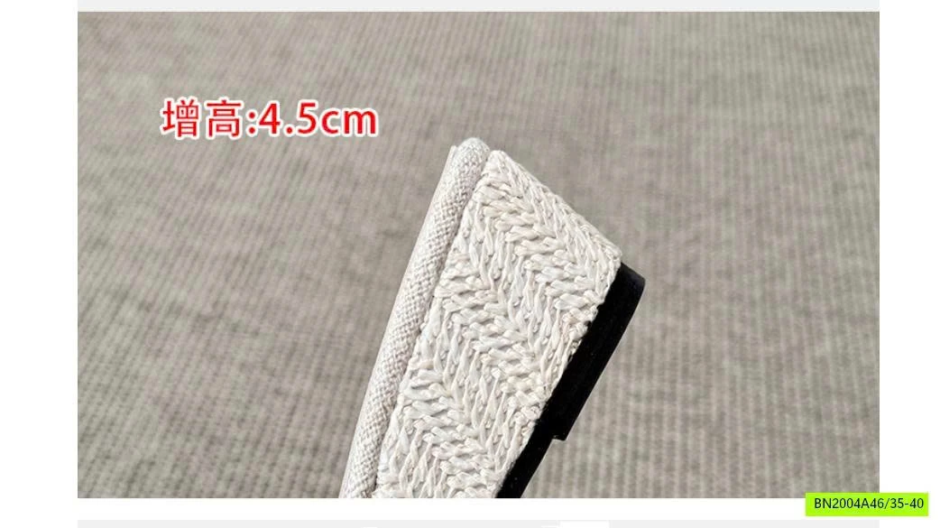 DÉP ĐẾ ĐẶC QUAI DỆT XOẮN