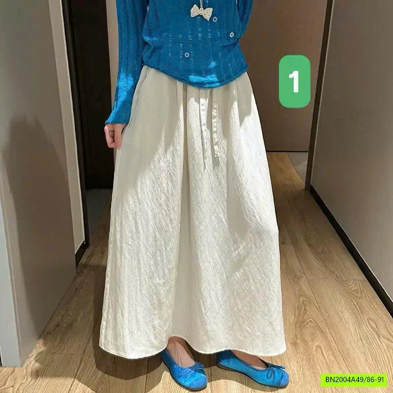 CHÂN VÁY DÀI XÒE CHỮ A , DÁNG SUÔNG PHONG CÁCH VINTAGE