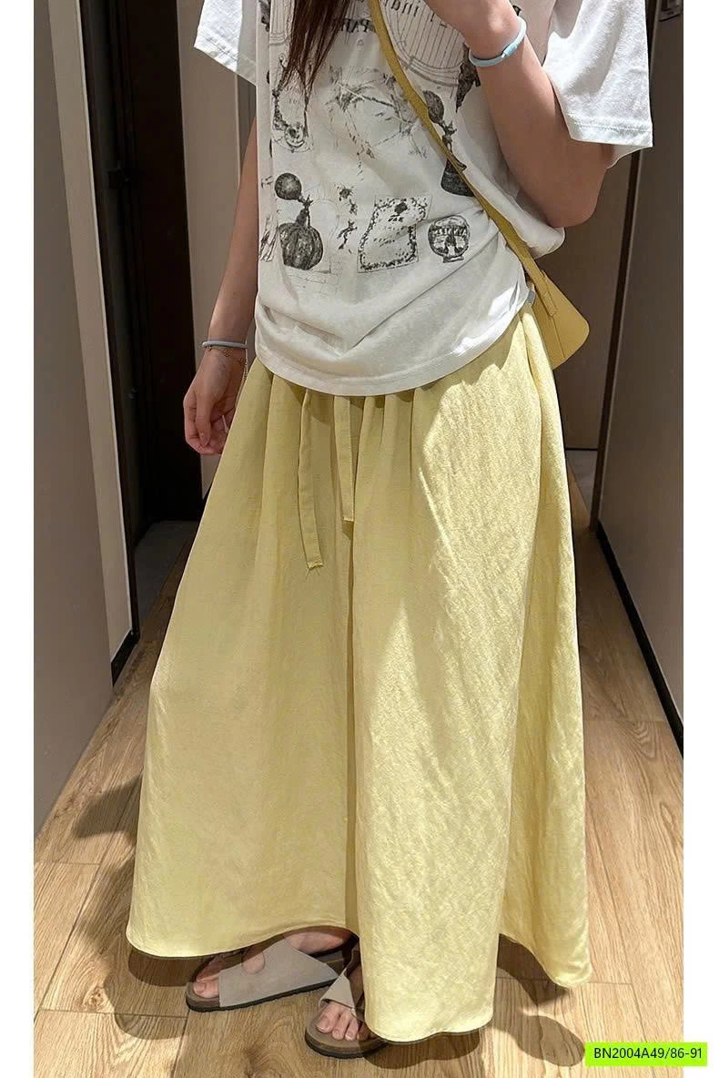 CHÂN VÁY DÀI XÒE CHỮ A , DÁNG SUÔNG PHONG CÁCH VINTAGE