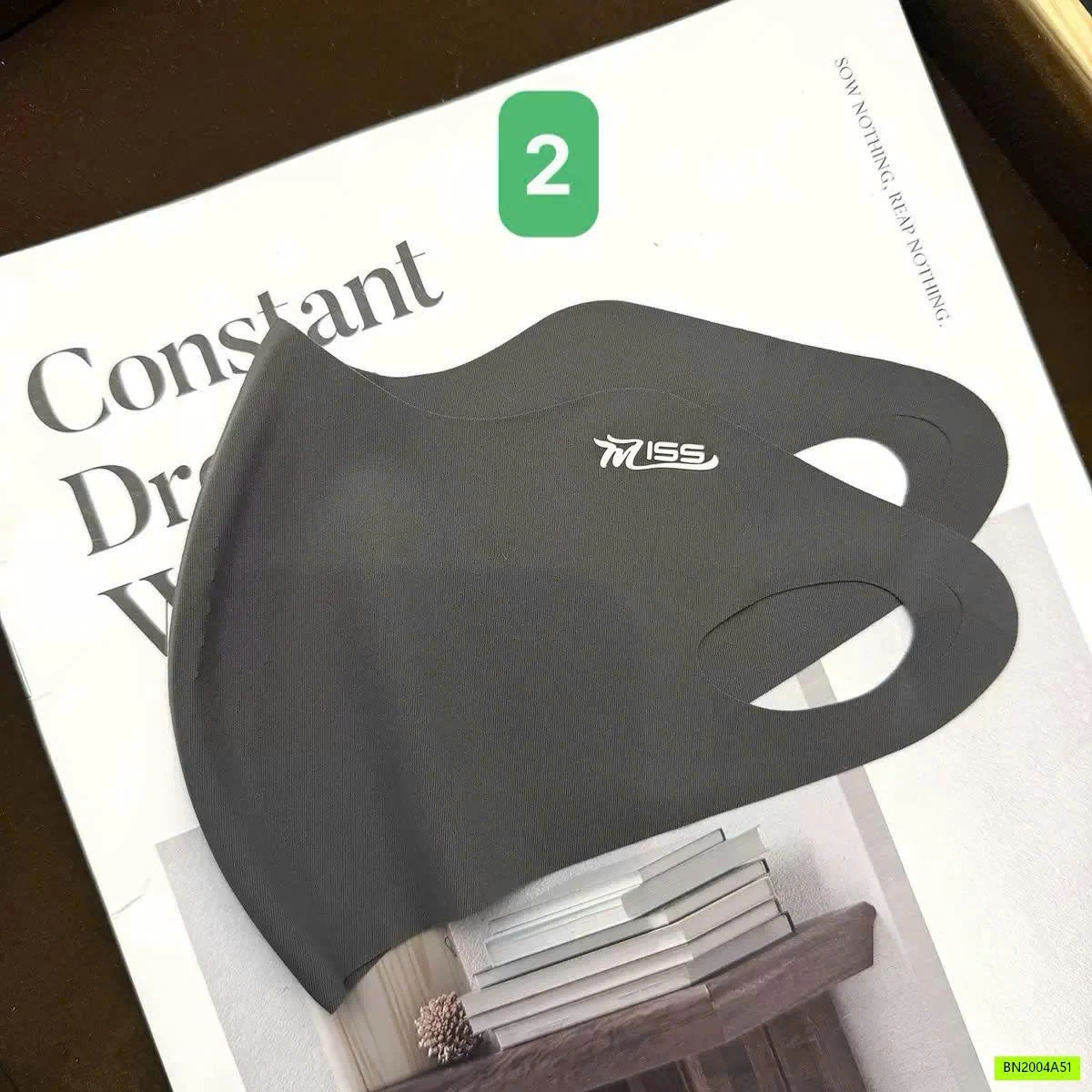 SET 5 KHẨU TRANG BĂNG LỤA CHỐNG TIA UV