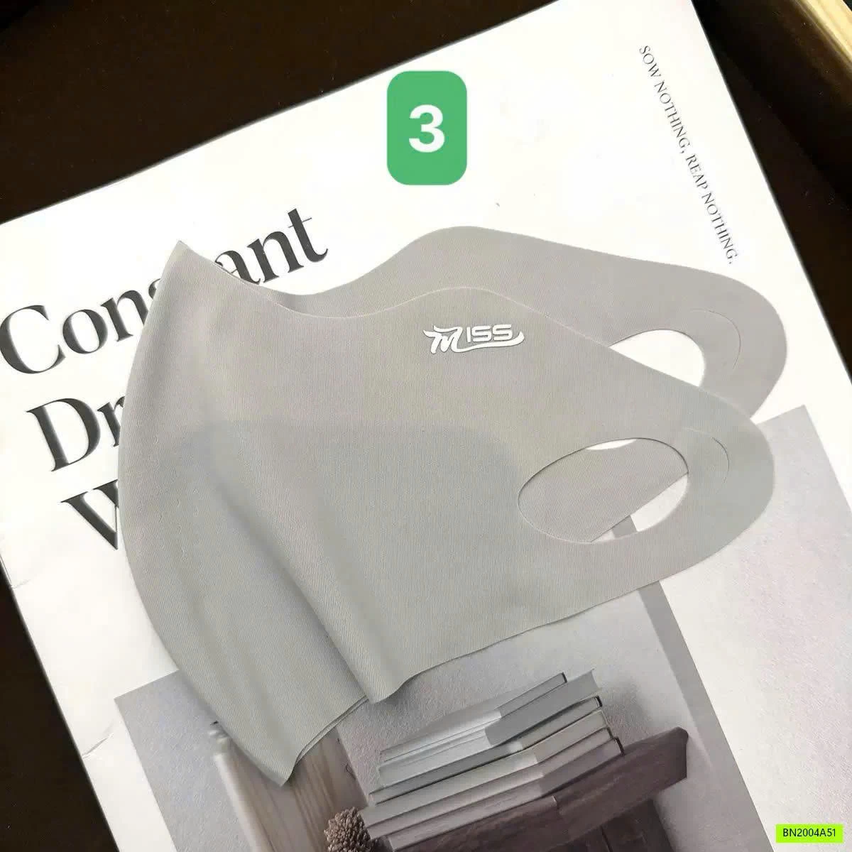 SET 5 KHẨU TRANG BĂNG LỤA CHỐNG TIA UV