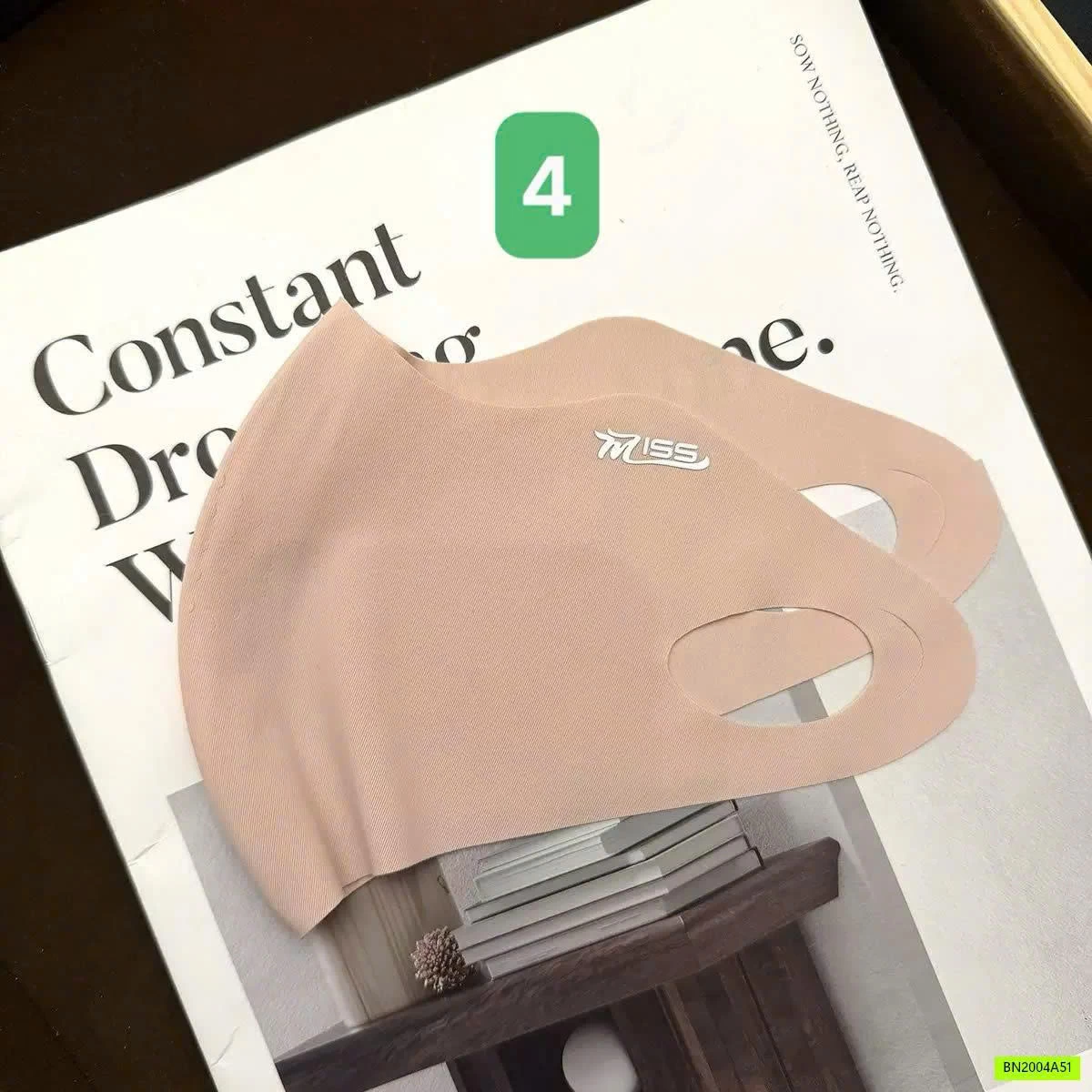 SET 5 KHẨU TRANG BĂNG LỤA CHỐNG TIA UV