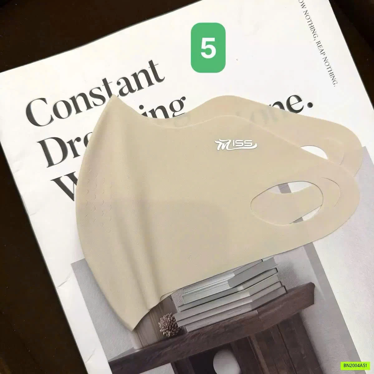 SET 5 KHẨU TRANG BĂNG LỤA CHỐNG TIA UV