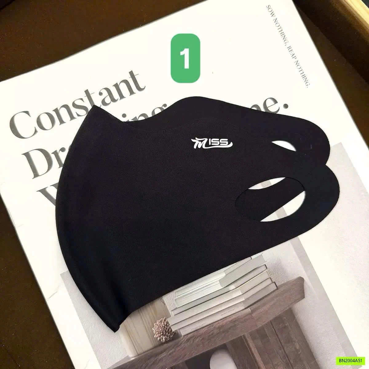 SET 5 KHẨU TRANG BĂNG LỤA CHỐNG TIA UV