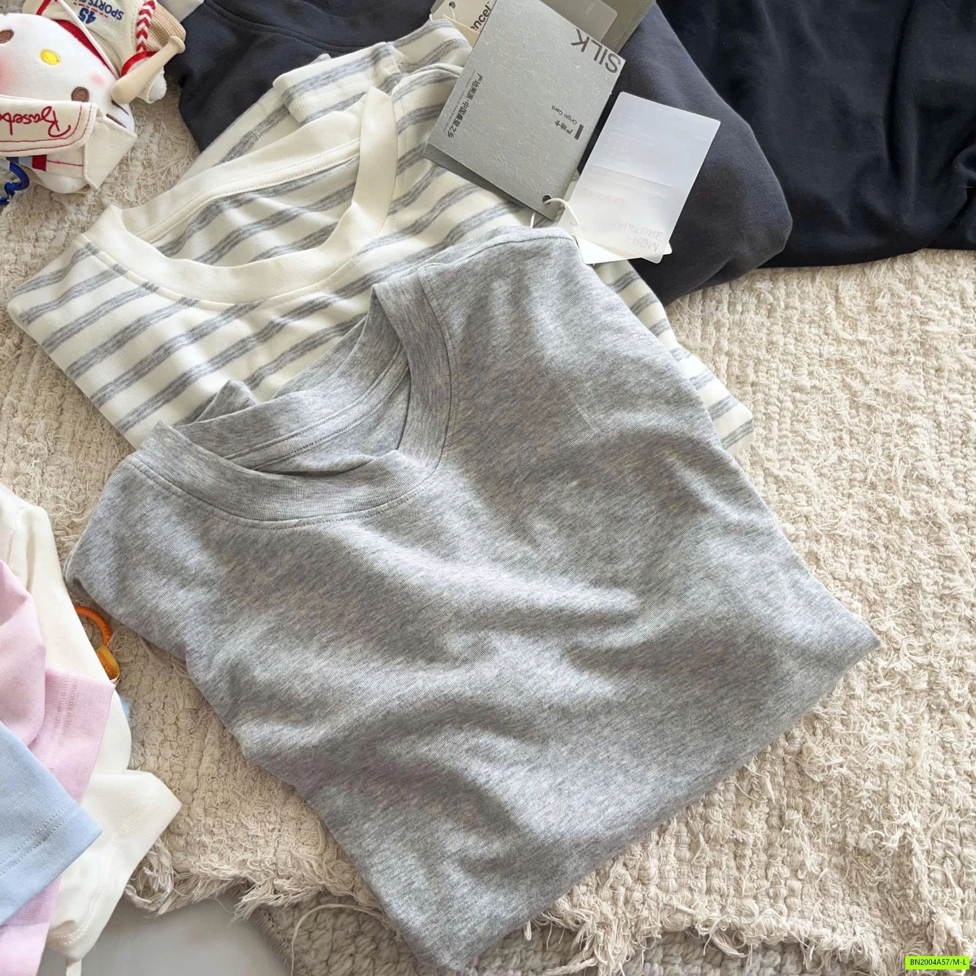 ÁO THUN LẠNH NGẮN TAY XUẤT HÀN