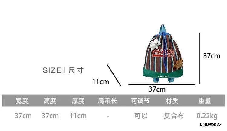 BALO KẺ SẮC MÀU THỜI TRANG TOCHASO