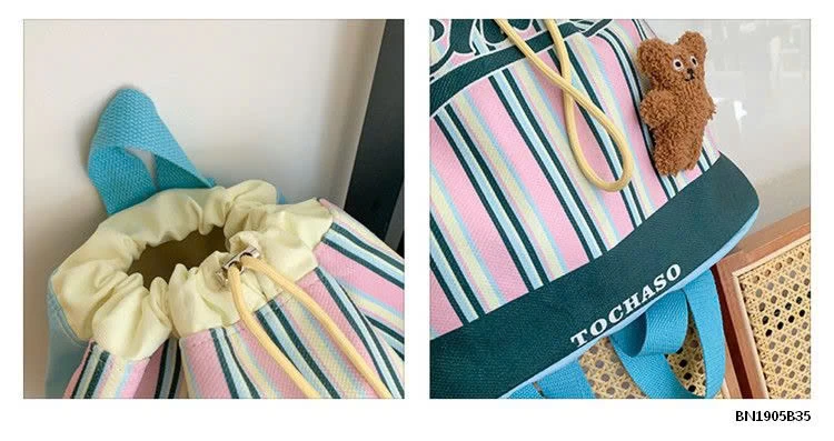 BALO KẺ SẮC MÀU THỜI TRANG TOCHASO