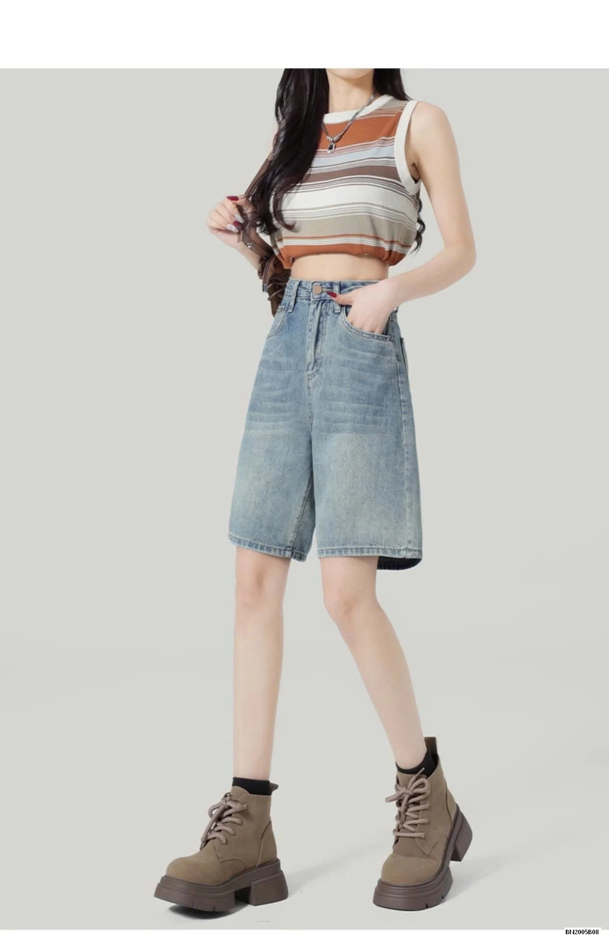 QUẦN SOOC JEAN NỮ