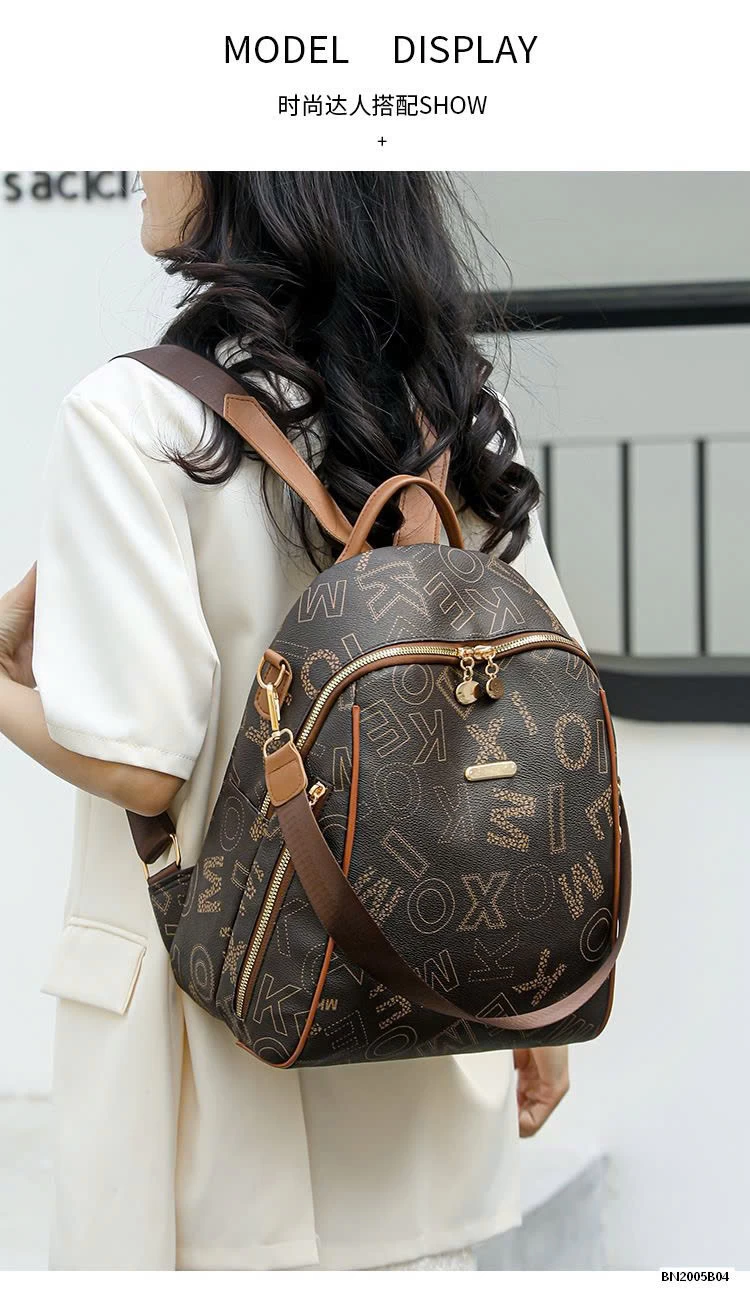 BALO DA PU CHỮ CÁI