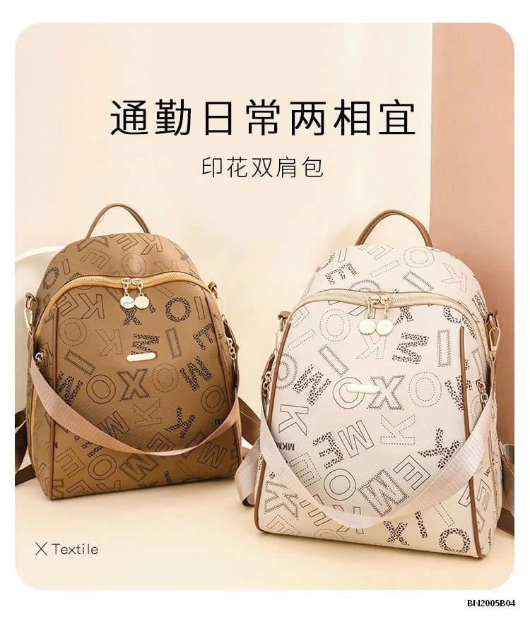 BALO DA PU CHỮ CÁI