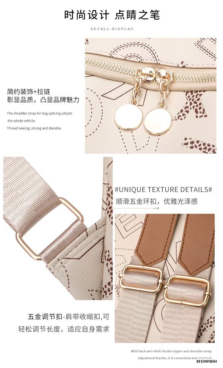 BALO DA PU CHỮ CÁI