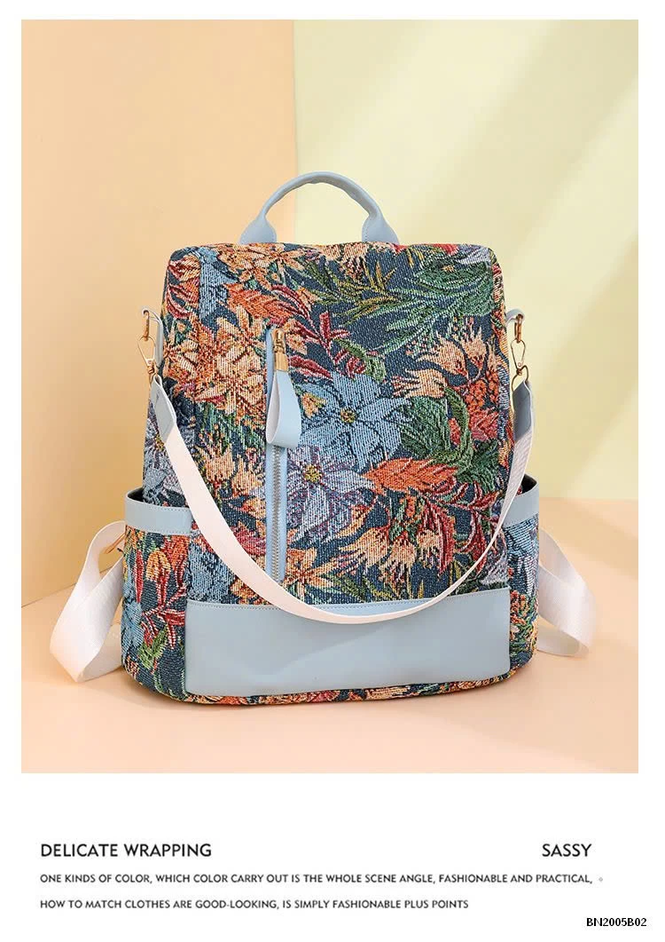 BALO HỌA TIẾT HOA LÁ