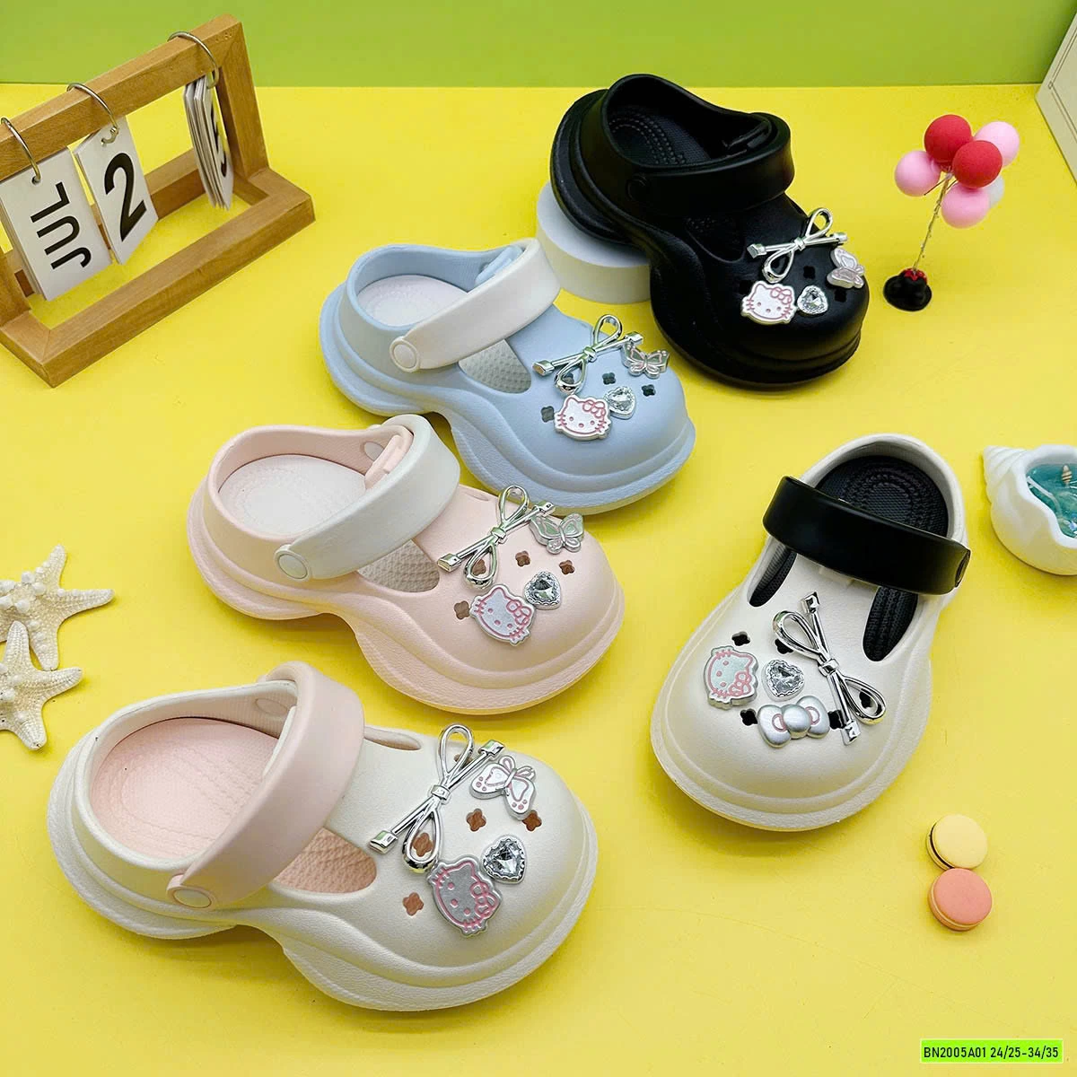 CROCS ĐẾ CAO KITTY