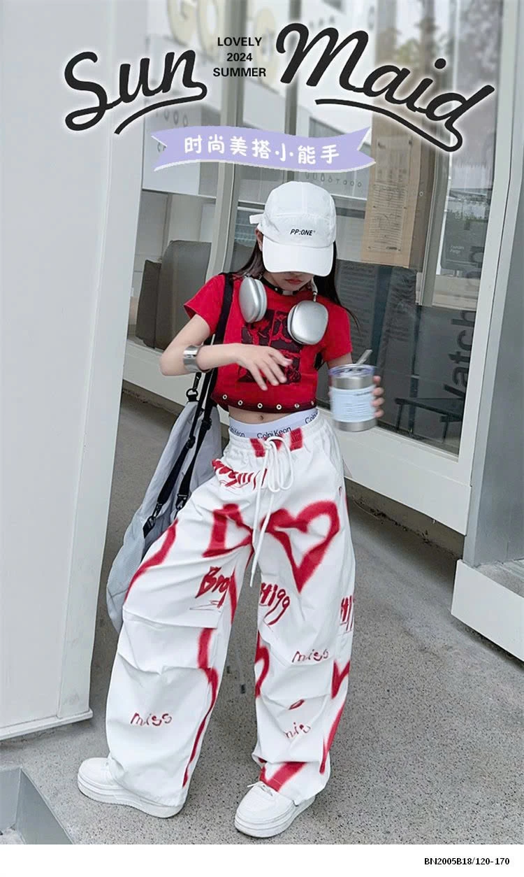 SÉT CROPTOP ĐỎ CÁ TÍNH  SZ ĐẠI