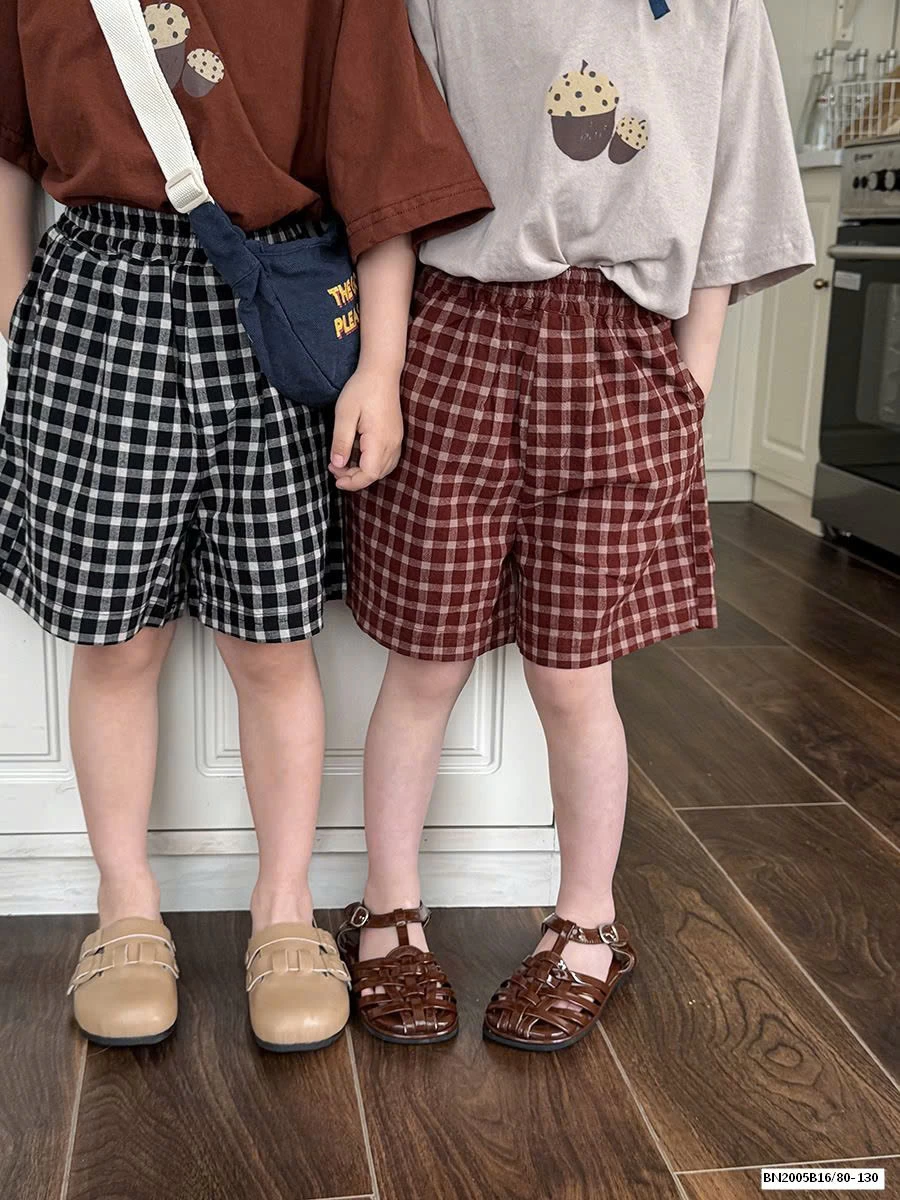 QUẦN SHORT CARO VINTAGE