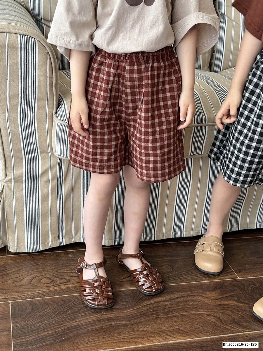 QUẦN SHORT CARO VINTAGE