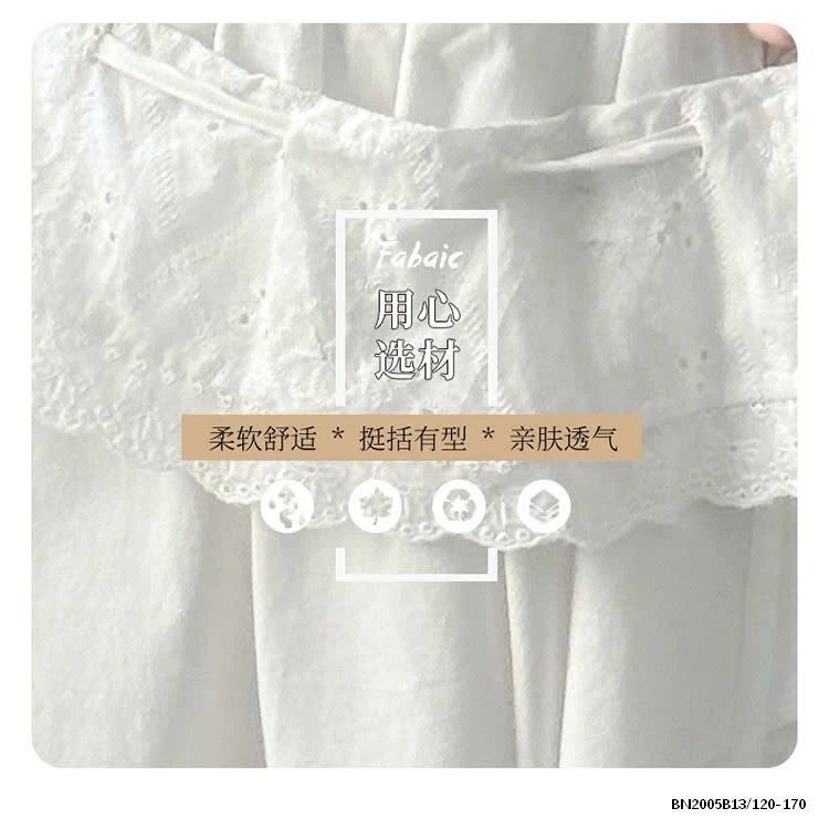 ÁO THUN CÚN MIX CHÂN VÁY REN LỆCH SZ ĐẠI