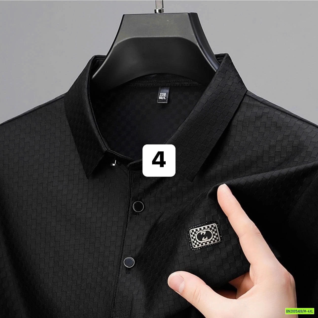 ÁO POLO TRUNG NIÊN HỌA TIẾT Ô VUÔNG