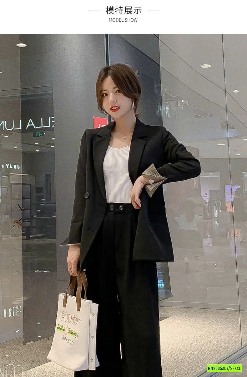 ÁO BLAZER TAY KẺ